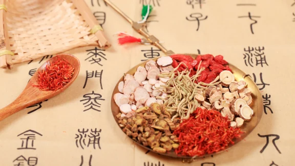 Traditional Chinese herbal medicine ingredients used alongside acupuncture